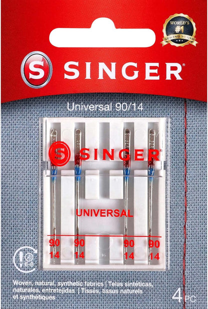 4723 Universal Regular Point Sewing Machine Needles, Size 90/14, 4-Count